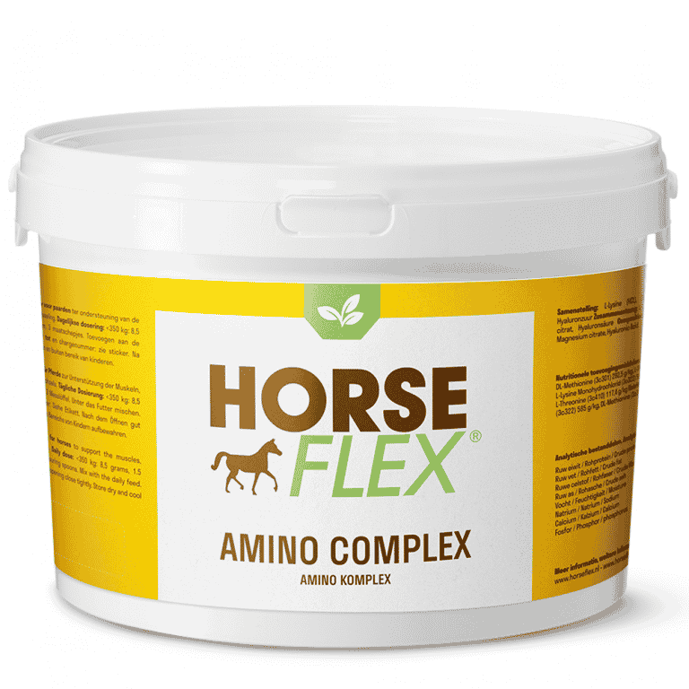 Amino Complex for horses Support muscles with 3 amino acids.