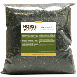 Nettle for horses in a bag