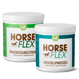 magnesiumcitraat + groenlipmossel combi deal voor paarden