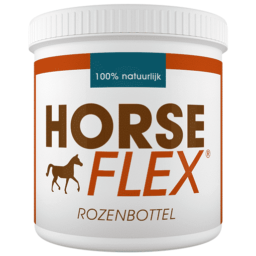 Dried rosehip as a natural snack for horses