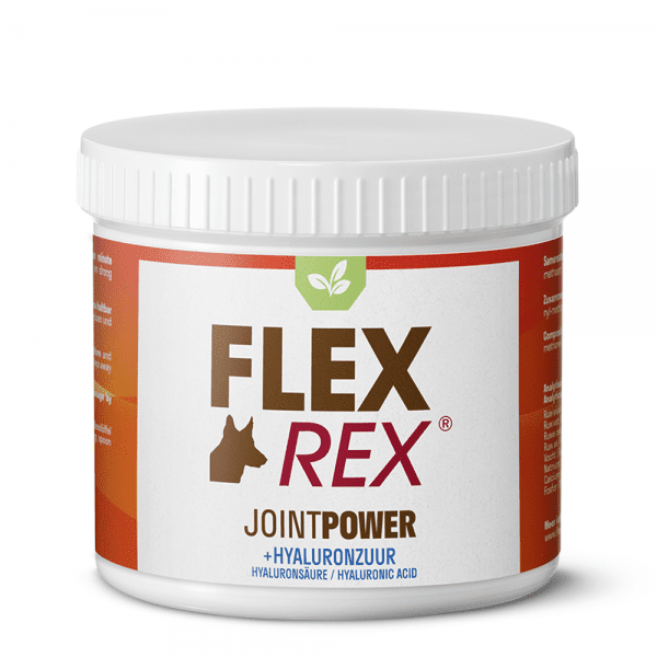 FlexRex Jointpower+ Hyaluronic acid helps to support the joints and
